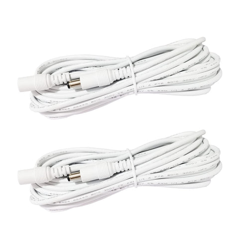 2pcs 1m 3.3ft DC Extension Cable 12V Extension Cord DC 5V-24V Power