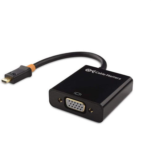 Cable Matters Micro HDMI to VGA Adapter (Converter) in Black