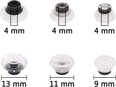 ALXCD Gel Eartips for Voyager Legend Headset - 3 Pcs Soft Gel Ear Tips & 3 Pcs Foam Covers, Fit for Headset Voyager