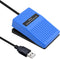 iKKEGOL Upgraded 2023 Digital Optical USB Foot Pedal, USB Single Foot Switch