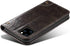 SINIANL iPhone 11 Pro Max Leather Case - Wallet Folio Case with Magnetic Closure and ID Holder, Dark Grey