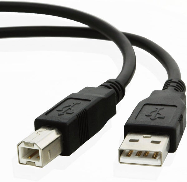 15ft USB Cable for HP Officejet Pro 8600 Plus N911G Multifunction Printer