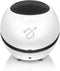 Aluratek BUMP Bluetooth Portable Wireless Mini Speaker with Built-in Mic, White