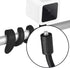 1/4'' Flexible Bracket Twist Mount Base Bracket for Crib Surveillance Camera Remote Care Device, Black
