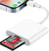 Luonanava SD Card Reader for iPhone, SD & Micro SD Dual Slots Memory
