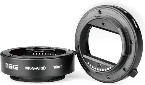Meike MK-S-AF3B Auto Focus Extension Tube - 10mm 16mm for Sony A7 A7M2 NEX 3 NEX 5 NEX 6 A6600 A5000 A6000 A6100 A6300