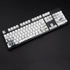MOLGRIA Keycaps 110 Set Ink Panda for Full Sized Keyboard, Custom PBT OEM Profile with Japanese Font for Cherry MX