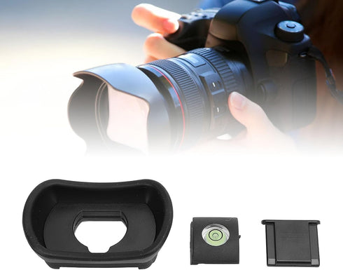 Vikye GFX100II, 100, XH1, XH2S, GFX50S, T5, T4 Camera Viewfinder Eye Cup, Hot Shoe Cover, Bubble Level for X - X