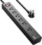 Yintar 6Ft Power Strip Surge Protector - Extension Cord with 6 AC Outlets