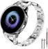 Compatible for Samsung Galaxy Watch 7/6/5/4 Band/Active 2, 40mm 44mm, Watch 4 Classic Band 46mm 42mm, 20mm Bling Metal