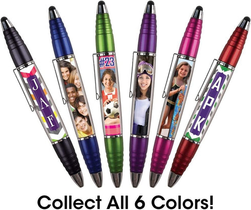 Black PixStylus 2 in 1 Personalized Pen and Stylus Combo – Create Your Own Custom Stylus/Pen at