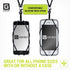 Gear Beast Cell Phone Lanyard - Universal Neck Phone Holder with Card Pocket and Silicone Neck Strap, Clear