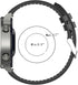 Lamshaw 22mm Leather Silicone Replacement Smartwatch Strap, Compatible for IDW13, IDW16, IDW19, TOOBUR, and More
