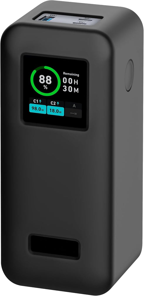 Geiomoo Silicone Case for Anker Prime Power Bank 20000mah, Soft Flexible Scratch Resistant