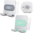 2 PCS Portable Shower Phone Holder, Wall Mount for Smooth Surfaces, Adjustable Stand with Adhesive Pads for Bathroom