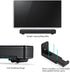 KECHICHENGYUN Soundbar Wall Mount,Easy to Install Anti Drop Universal Sound bar Mounts under TV,Adjustable Soundbar