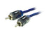 Scosche EFX Rogue RMM 2-Channel RCA Interconnect Audio Cables - 6 Inch Y-Adapter Connector for Car Stereo