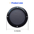 4" Speaker Grills Cover, Cold Rolled Steel Loudspeaker Net Cover, Metal Mesh Speaker Grille Replacement for 4 Inch Woofer Speakers, with Screws (4 Pack, Black & White)