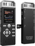 Escytegr 80GB Digital Voice Activated Recorder 1536KBPS Audio Voice Recorder with Playback Recording