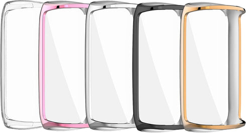 Screen Protector Case for Fitbit Luxe Smartwatch, Accessories Covers Scratched Resistant Full Protective Cover