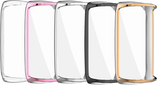 Screen Protector Case for Fitbit Luxe Smartwatch, Accessories Covers Scratched Resistant Full Protective Cover