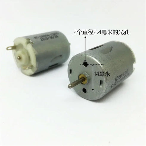 ATNVSE RC-280SA-13275 6V 7.4V 12V 9050RPM 24mm 1Pcs Motor DC High Speed Mini Round Electric Motor DIY Toy Car Boat