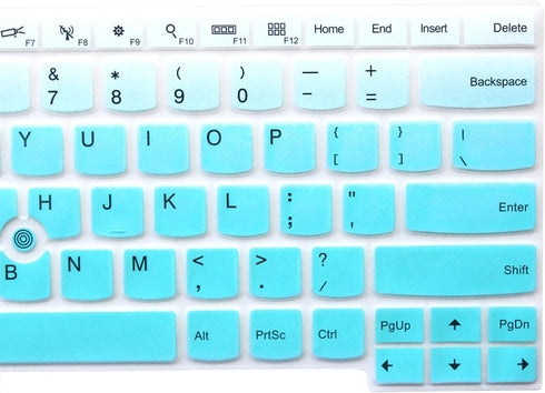 Keyboard Cover for Lenovo Thinkpad X1 Carbon 14" 5th/6th/7th/8th Gen, ThinkPad X1 Yoga 14", T14 T480s (Ombre Mint)