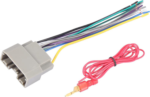Motoforti Car Stereo CD Player Wiring Harness Set, Wire Radio Adapter Plug, for