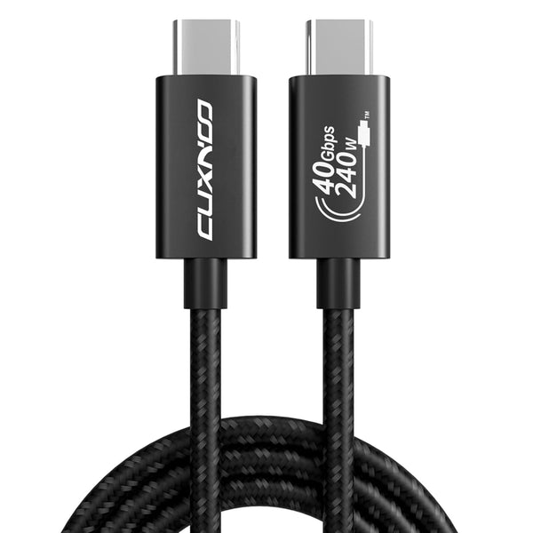 USB 4 Cable Replacement for Thunderbolt 4/3, 6.6ft, Supports 8K HD Display, 40 Gbps Data Transfer, Type-C