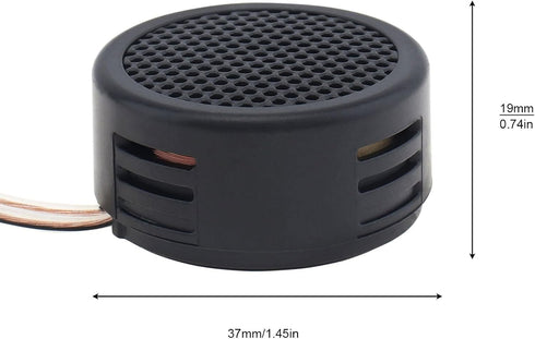 Car Tweeters, 2pcs 500W High Efficiency Mini Dome Tweeter Speakers for Car Audio System