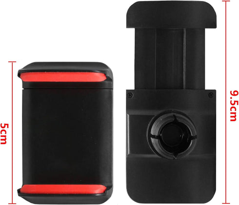 Car Back Seat Phone Holder Mount for Kids, Adjustable Ring Light Tripod Stand