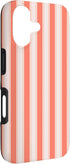 Urban Classic Trends 17 Cute Peach Salmon Coral Classic Vertical Stripe Pattern Case for iPhone