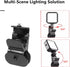 KxpkBom 2-Pack 1/4" Selfie Light Clip Mount Holder with Screw Connector - Universal Clamp Stand for Monitors, Cameras