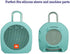 Hermitshell Silicone Carrying Case Replacement for JBL Clip 3 Portable Waterproof Wireless Bluetooth Speaker (Teal)