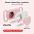 Waterproof Silicone Holder for Galaxy Smarttag2, 2 Pack Anti-Lost Scratch Resistant Cover for Pet Collars, Pink/Blue