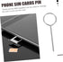 100-Pack Sim Ejector Tool for Smartphones - Essential Mobile Accessory
