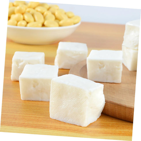 8pcs Totority Simulated Tofu Cube Models Artificial Tofu Realistic Food Decor for Display