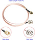 RF Coaxial Cable SMA Male to BNC Male RG316 Jumper Cable for DIY Radio, 3G/4G/5G/LTE/Antenna, 1M 1Pcs