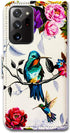 Case for Samsung Galaxy Note 20 Ultra 5G, Hummingbird in Flowers Leather Flip Wallet Cover with Card Slot