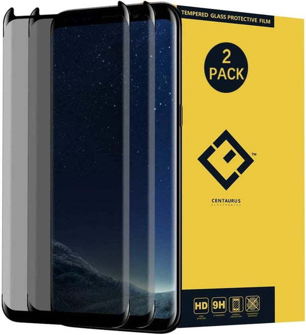 (2-Pack) Privacy Screen Protector for Samsung Galaxy S9, Anti-Spy Anti-Scratch Shatter Proof HD Tempered Glass