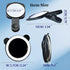 Ziqintech 2-in-1 Phone Selfie Mirror Clip, Magnetic Selfie Mirror for iPhone Back Camera, Universal Compact