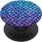 Purple Blue Mermaid Scales PopSockets, Swappable Grip for Phones & Tablets, Adhesive PopGrip