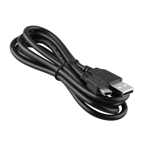 PKPOWER 5ft Mini USB Charging Cable Cord Replacement for UniMed Pro TENS Unit Massager (Black) SM9156