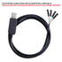 DTech USB to TTL Serial Adapter 3.3V Debug Cable TX RX Signal 4 Pin Female Socket (3ft, Black)