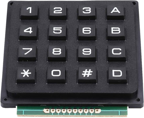 Pomya Keypad, 16 Keys 4x4 Push Button External Keypad Microcontroller Keyboard for MCU