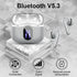 Wireless Earbuds Bluetooth 5.3 Headphones with Noise Cancelling Mic, IP7 Waterproof, 36H Playtime, Grey