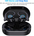 Q23 PRO Bluetooth 5.1 Sport Waterproof Earbuds with Charging Case, Stereo Noise Cancelling Earhooks Headset with
