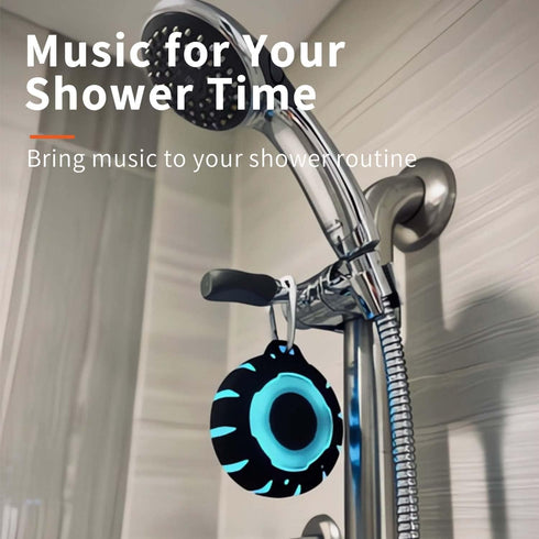 HEYSONG Waterproof Shower Bluetooth Speaker, Durable Portable Speaker with HD Sound, Wireless Outdoor Speaker for Pool,