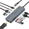 HOPDAY USB C Hub - 10 in 1 Multiport USB C Adapter with