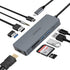 HOPDAY USB C Hub - 10 in 1 Multiport USB C Adapter with